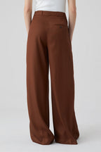 Closed - Pantalon Wide Legs - Marron - Femme