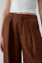 Closed - Pantalon Wide Legs - Marron - Femme