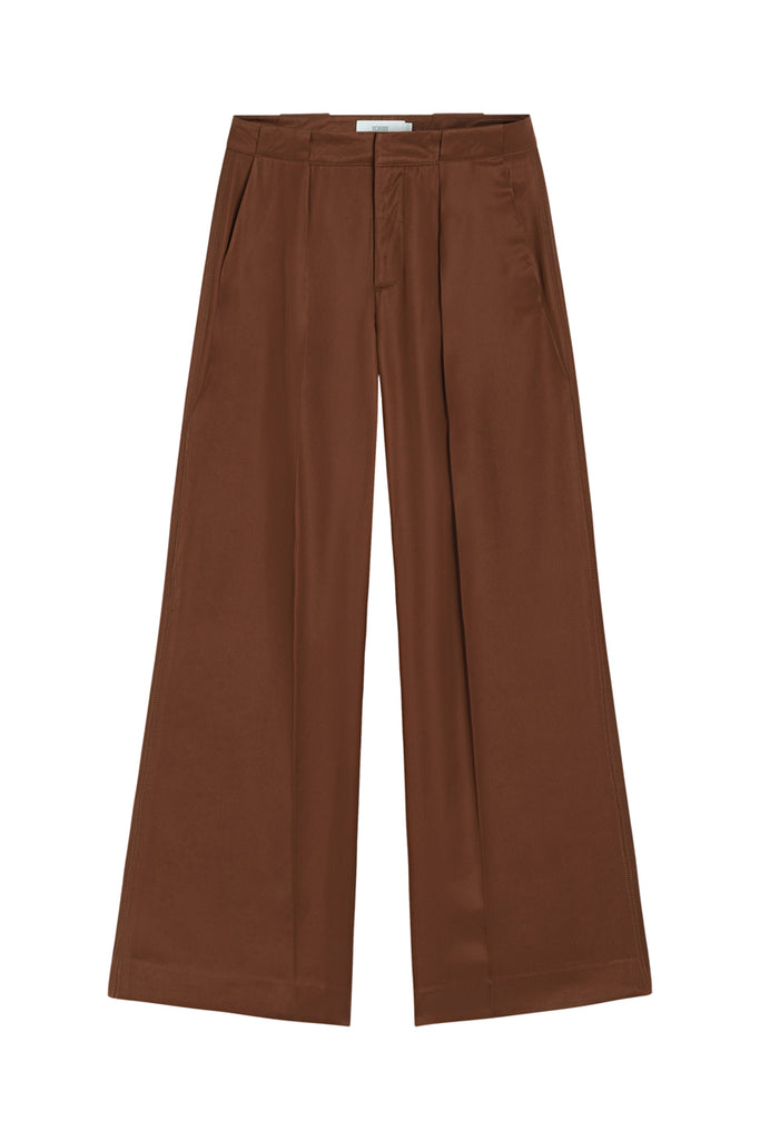 Closed - Pantalon Wide Legs - Marron - Femme