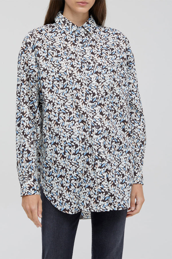 Closed - Chemisier En Coton Biologique - Noir - Femme