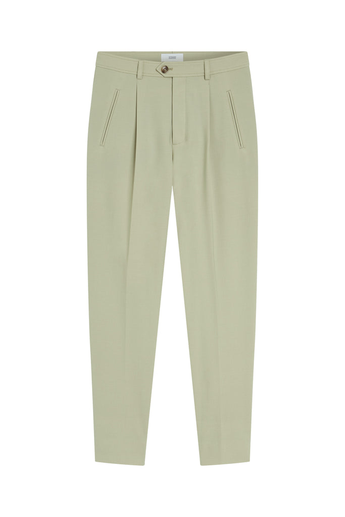 Closed - Pantalon Slim En Laine - Beige - Femme