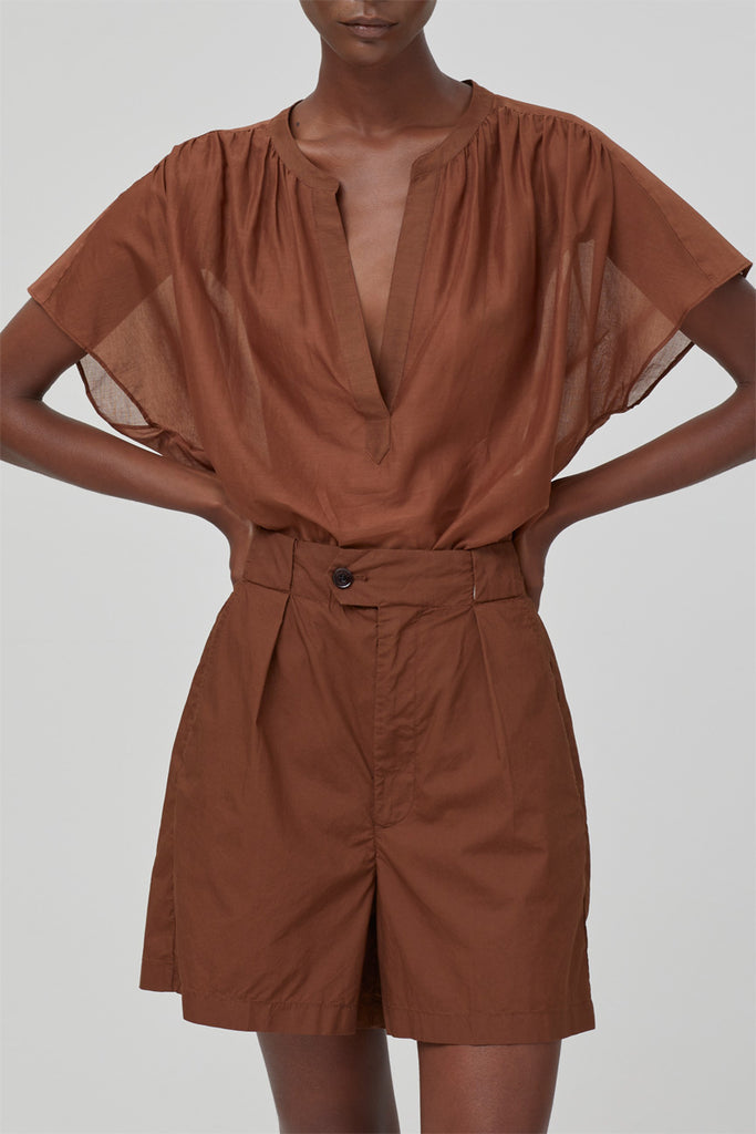 Closed - Blouse - Marron - Femme