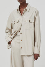 Closed - Chemisier Regular - Beige - Femme