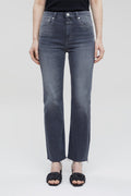 Closed - Jean Slim En Coton Biologique - Gris - Femme