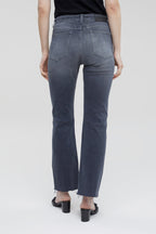 Closed - Jean Slim En Coton Biologique - Gris - Femme