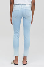 Closed - Pantalon Slim En Coton Biologique - Bleu Clair - Femme