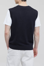 Closed - Pull Sans Manches En Lin Et Coton Biologique - Noir - Homme