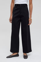 Closed - Pantalon Relaxed En Coton Biologique - Noir - Femme