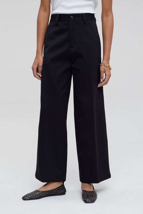 Closed - Pantalon Relaxed En Coton Biologique - Noir - Femme