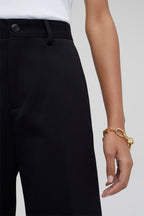 Closed - Pantalon Relaxed En Coton Biologique - Noir - Femme