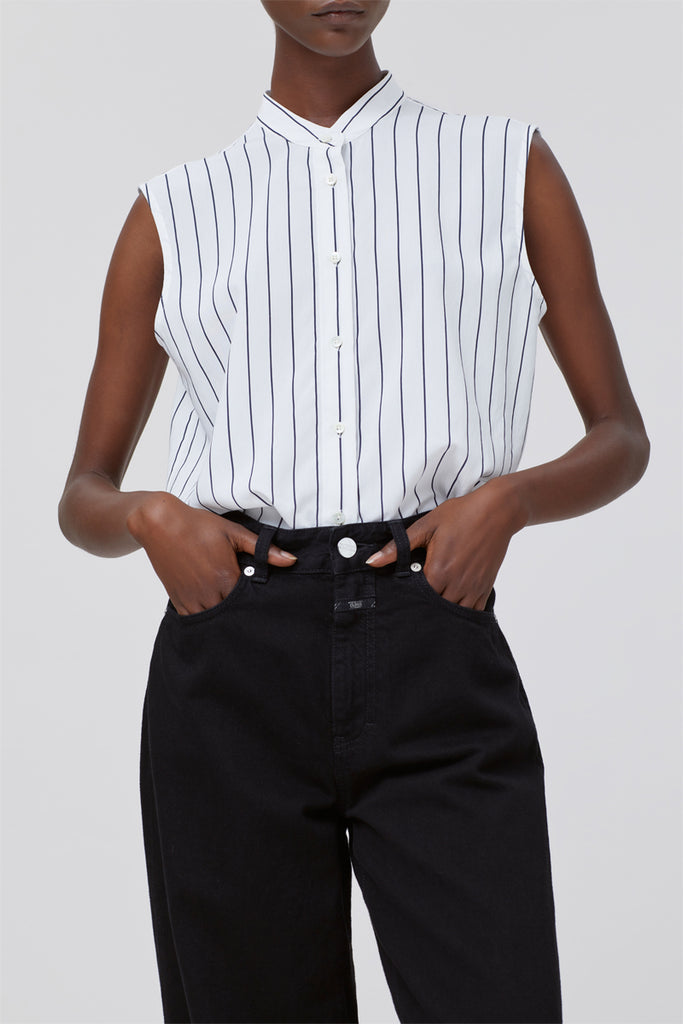 Closed - Chemisier Regular - Bleu Marine - Femme