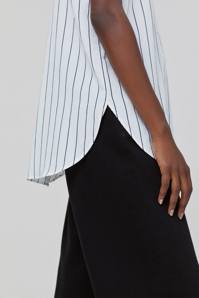 Closed - Chemisier Regular - Bleu Marine - Femme
