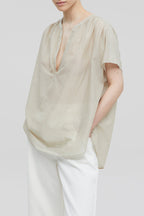 Closed - Blouse - Beige - Femme