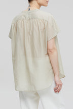 Closed - Blouse - Beige - Femme
