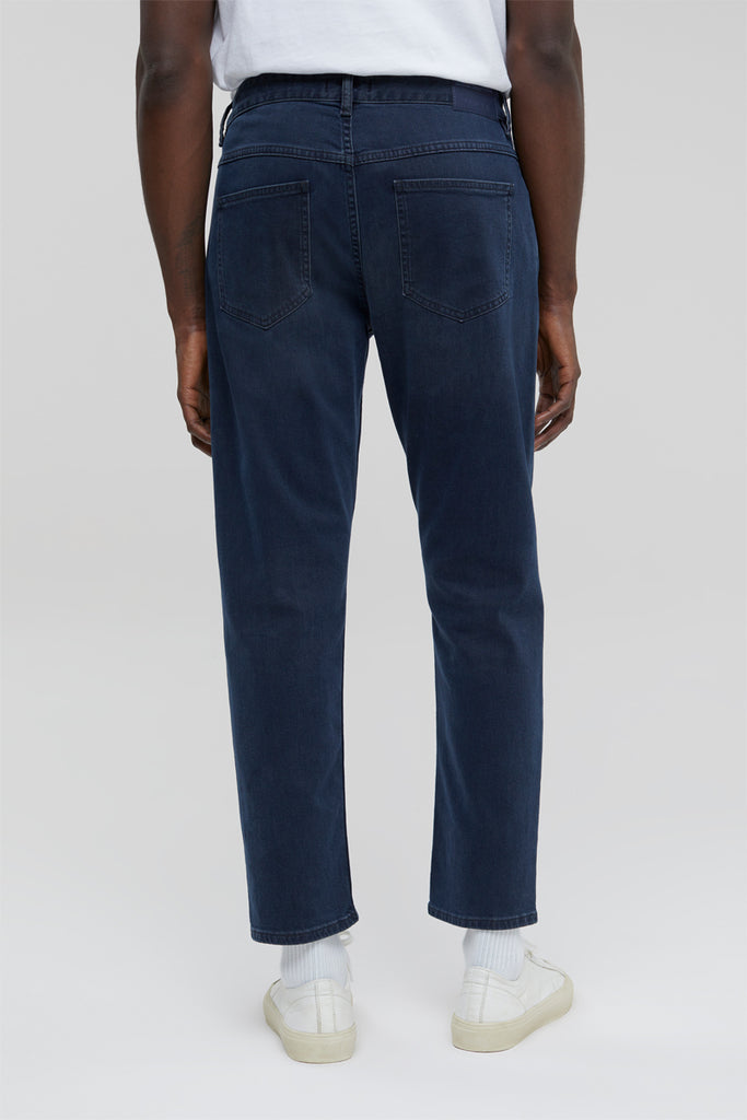 Closed - Jean Regular En Coton Biologique Bleu Foncé - Homme