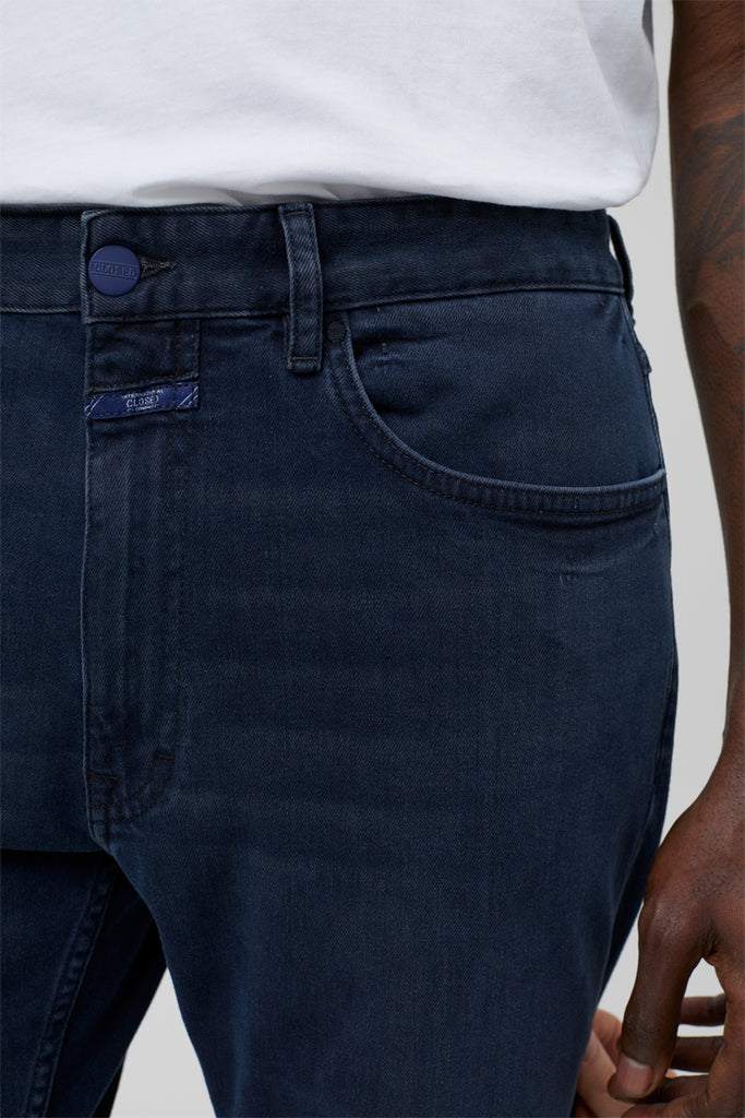 Closed - Jean Regular En Coton Biologique Bleu Foncé - Homme