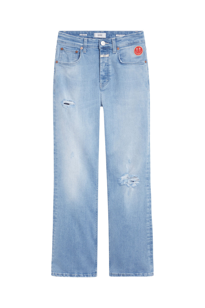 Closed - Jean Skinny En Coton Biologique - Bleu Clair - Femme