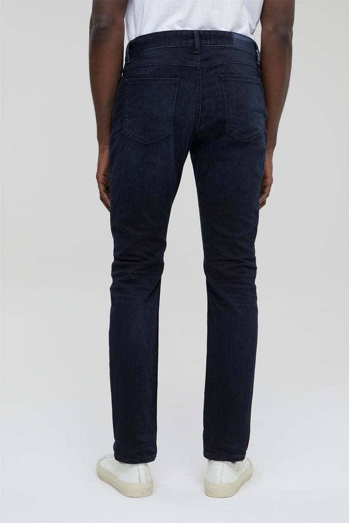 Closed - Jean Slim En Coton Biologique Bleu Foncé - Homme