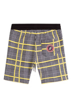 Short Tkid Cutoff Print - Noir Et Jaune