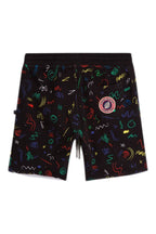 Short Tkid Cutoff Print - Noir