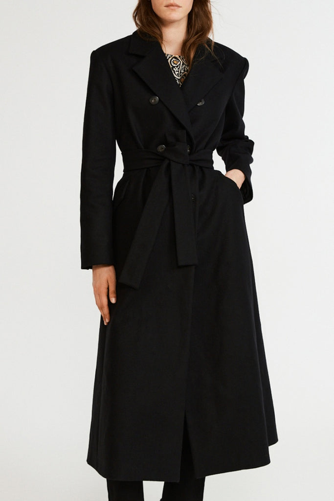 Claudie Pierlot - Trench En Laine - Noir