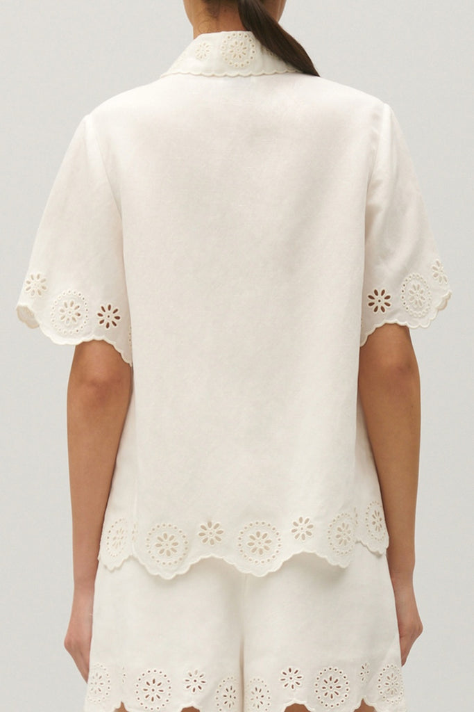 Claudie Pierlot - Chemisier En Lin - Ecru
