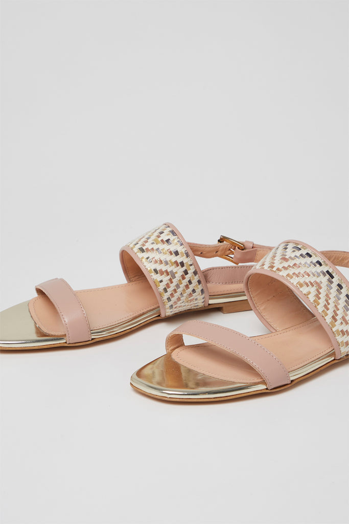 Sandales En Cuir Nude - Harmont & Blaine - Femme