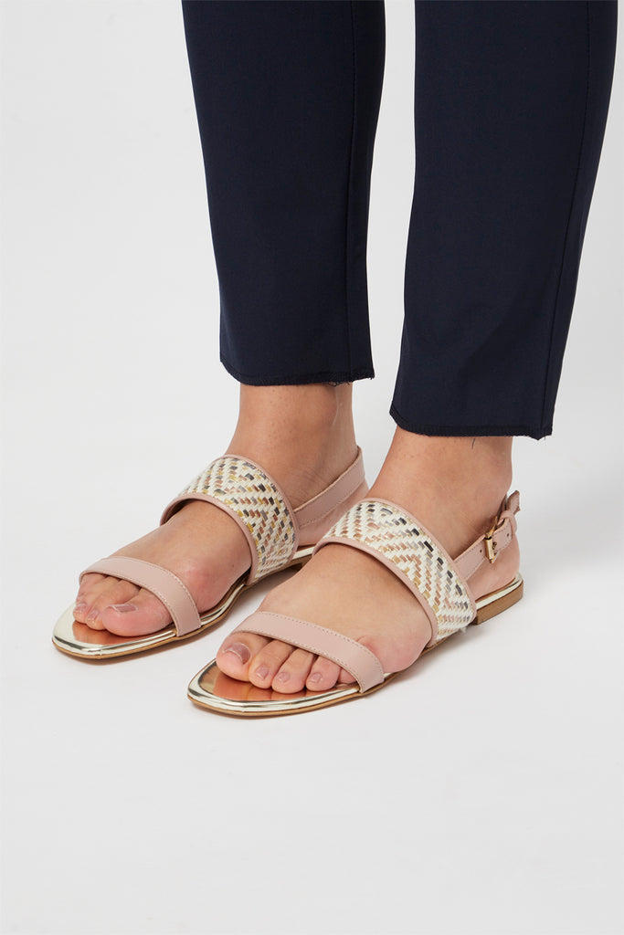 Sandales En Cuir Nude - Harmont & Blaine - Femme