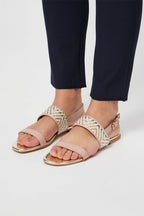 Sandales En Cuir Nude - Harmont & Blaine - Femme