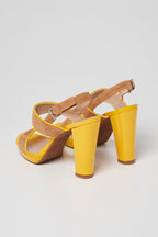 Sandales À Talons En Nubuck Camel - Harmont & Blaine - Femme
