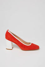 Escarpins En Nubuck Corail - Harmont & Blaine - Femme