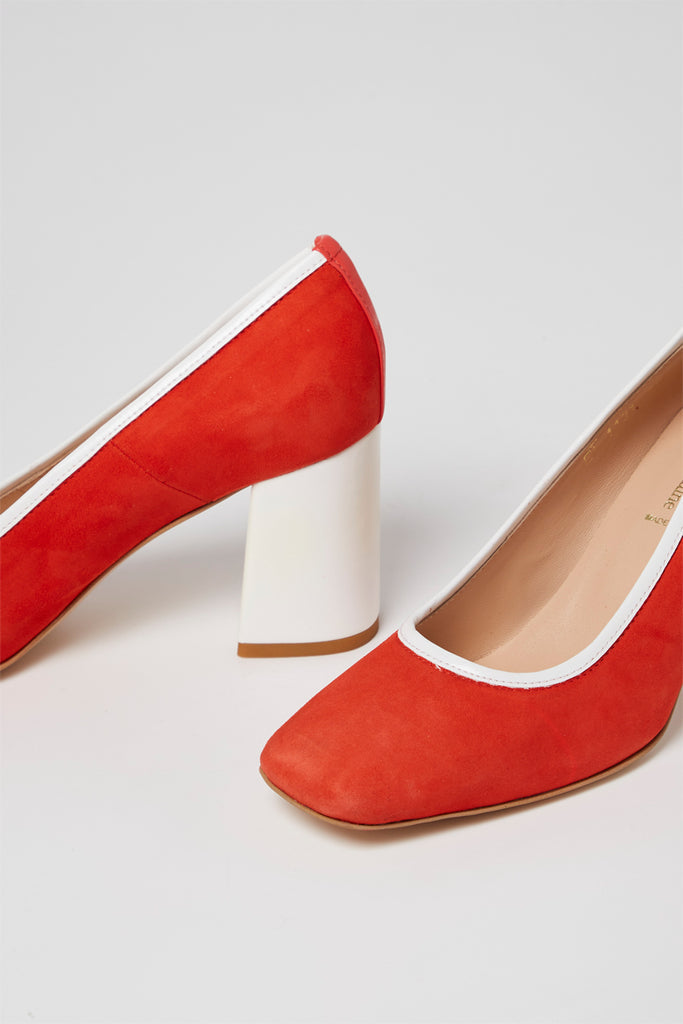 Escarpins En Nubuck Corail - Harmont & Blaine - Femme