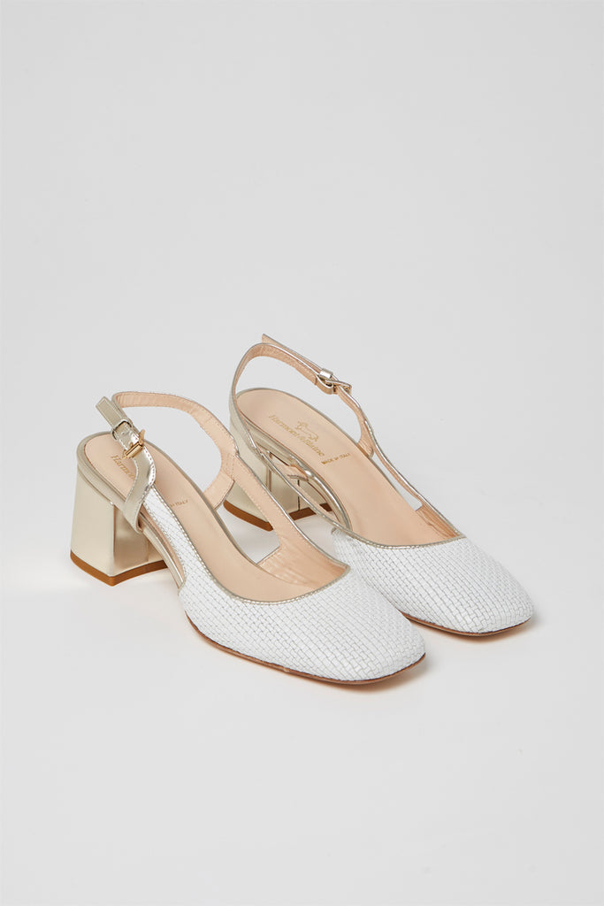 Escarpins En Cuir Blanc - Harmont & Blaine - Femme