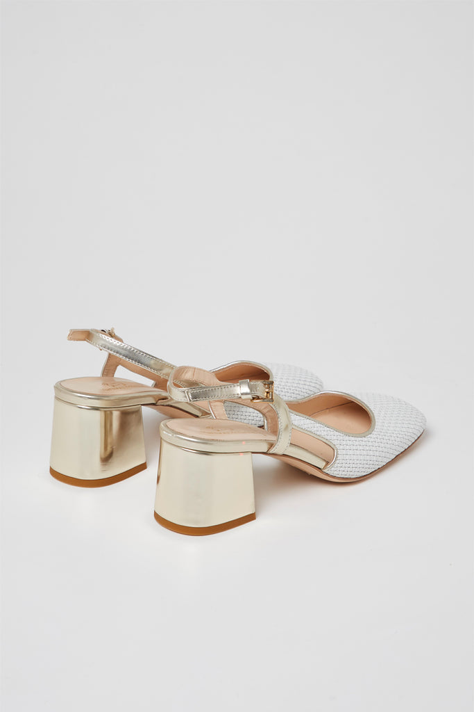 Escarpins En Cuir Blanc - Harmont & Blaine - Femme