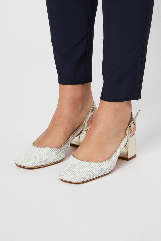 Escarpins En Cuir Blanc - Harmont & Blaine - Femme