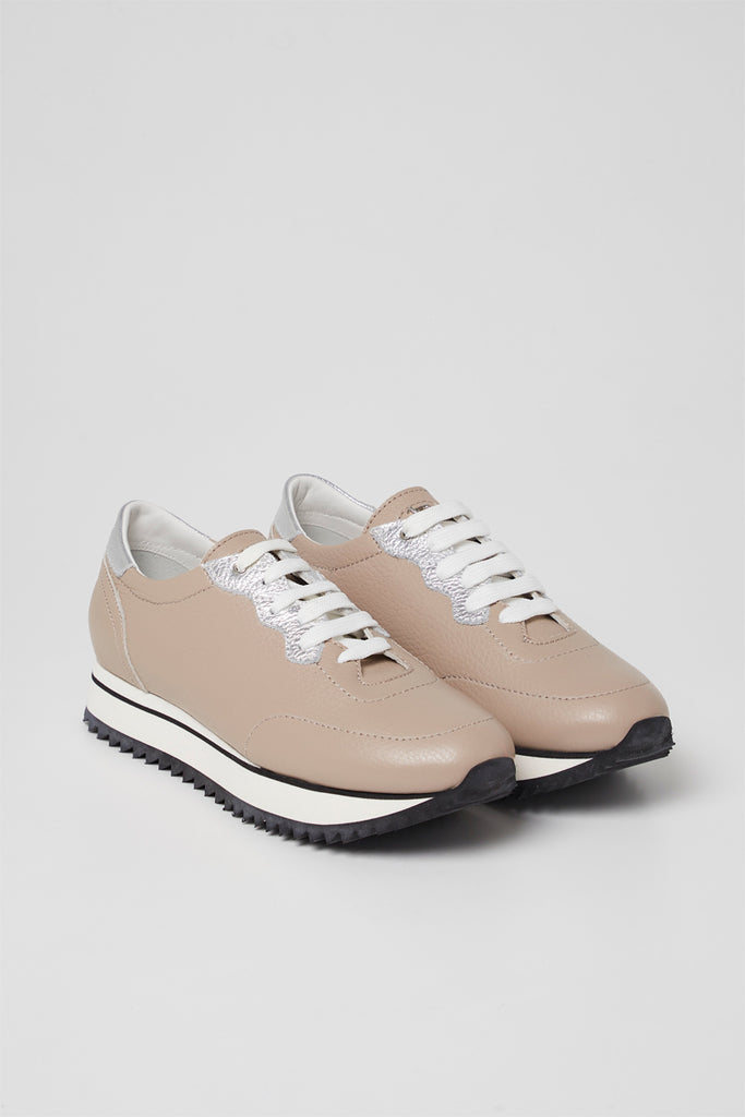 Baskets En Cuir Beige - Harmont & Blaine - Femme