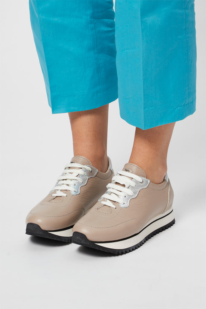 Baskets En Cuir Beige - Harmont & Blaine - Femme