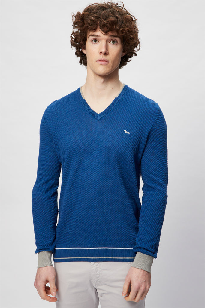 Pull Bleu Roi - Harmont & Blaine - Homme