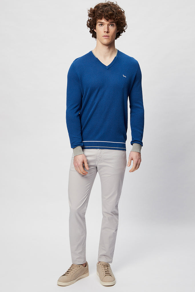 Pull Bleu Roi - Harmont & Blaine - Homme