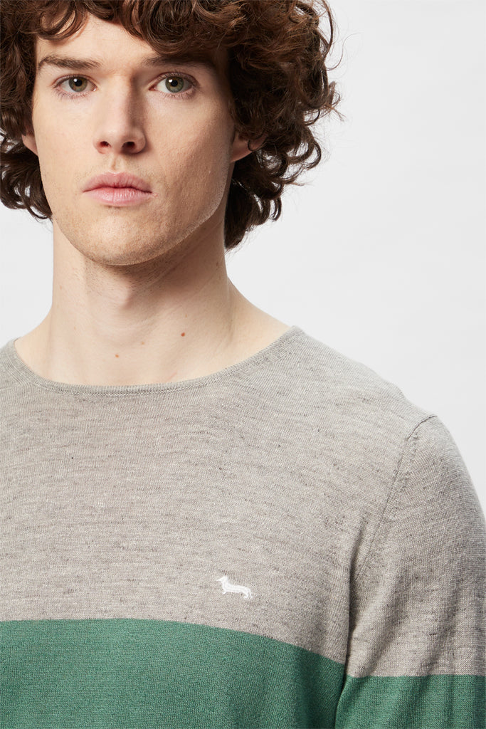 Pull Gris Chiné - Harmont & Blaine - Homme