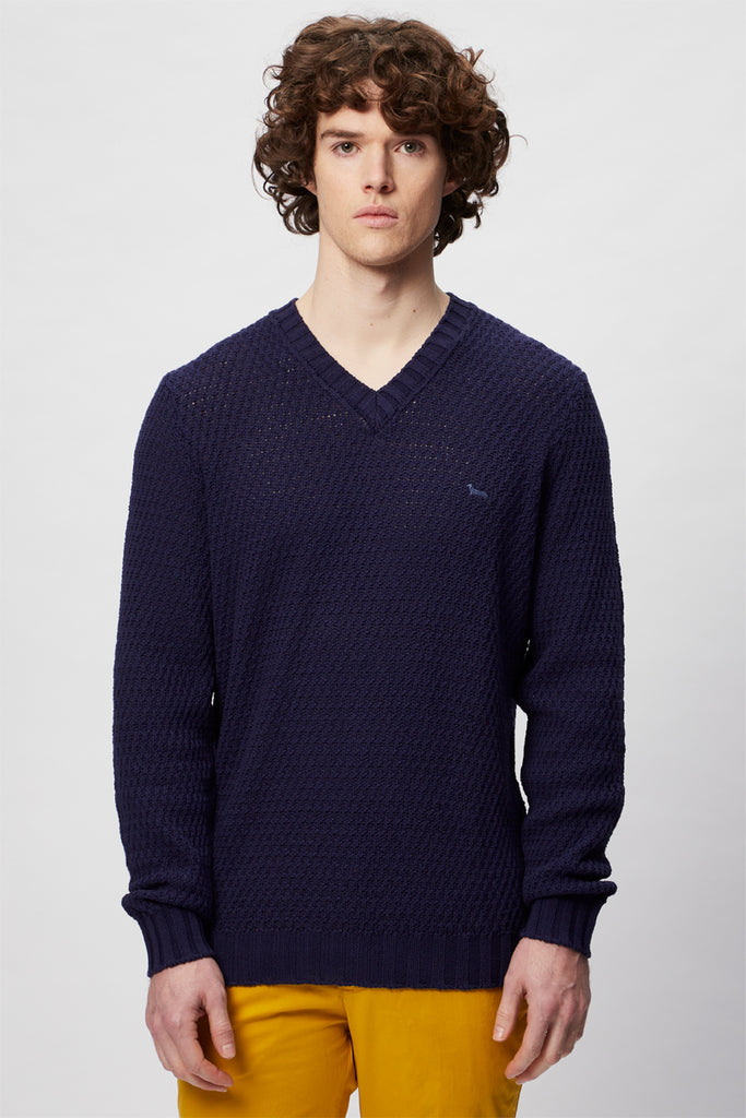 Pull Bleu Marine - Harmont & Blaine - Homme