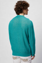 Pull En Lin Turquoise - Harmont & Blaine - Homme