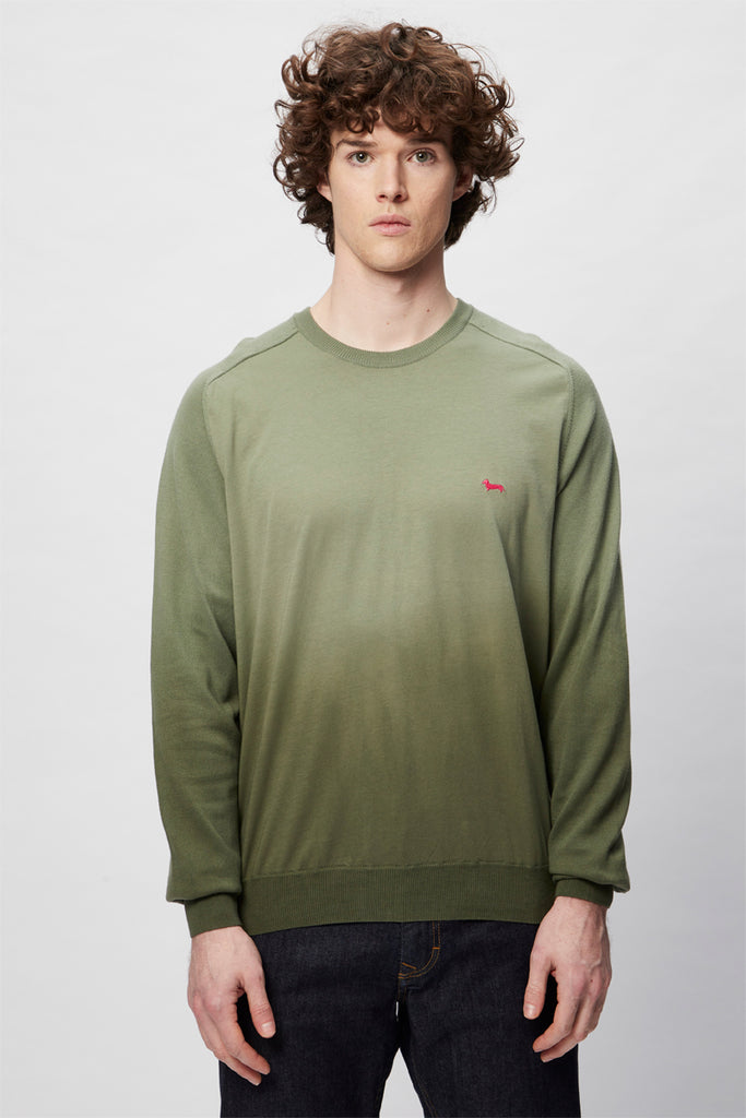 Pull Vert Olive - Harmont & Blaine - Homme