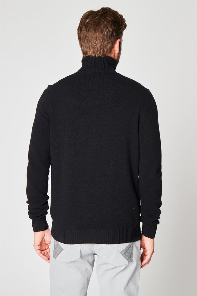 Pull En Laine Et Cachemire Noir - Harmont & Blaine - Homme