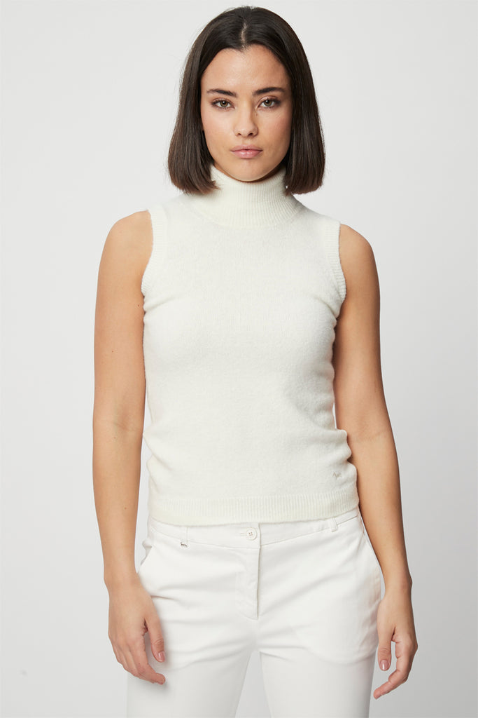 Pull Sans Manches Blanc - Harmont & Blaine - Femme