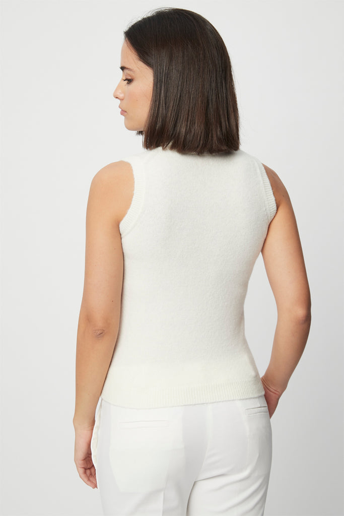 Pull Sans Manches Blanc - Harmont & Blaine - Femme