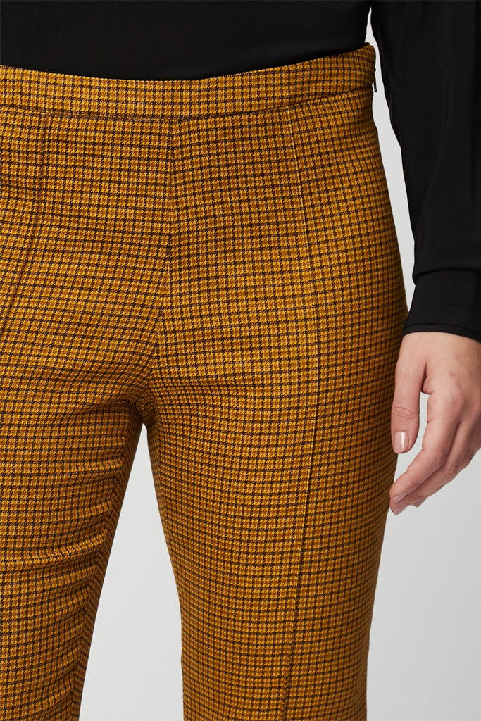 Pantalon Droit Moutarde Et Noir - Harmont & Blaine - Femme