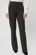 Pantalon Droit Taille Haute Vert Olive - Harmont & Blaine - Femme