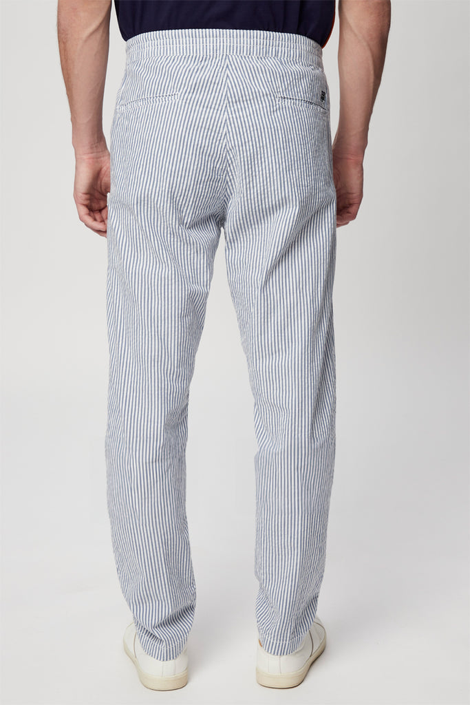Pantalon Droit Blanc Et Bleu - Harmont & Blaine Jeans - Homme