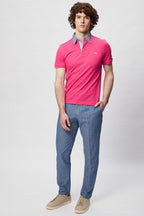 Chino En Jean Bleu Clair Chiné - Harmont & Blaine - Homme